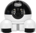 Zunate 4G Movable Pet Camera with Dual Lens, 1080P Indoor Home Security Cam, 2 Way Audio, 5200mAh Rechargeable Battery, Remote APP Control for Dogs Cats Monitoring (64G 400W)
