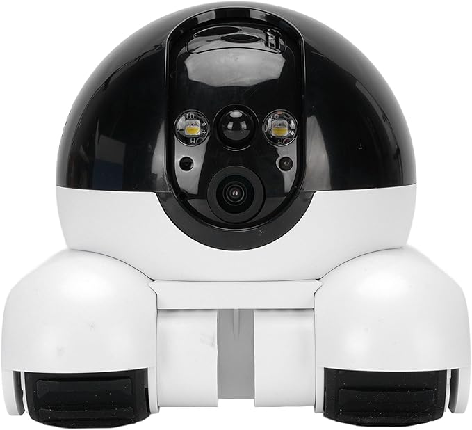 Zunate 4G Movable Pet Camera with Dual Lens, 1080P Indoor Home Security Cam, 2 Way Audio, 5200mAh Rechargeable Battery, Remote APP Control for Dogs Cats Monitoring (64G 200W)