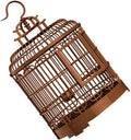 Milisten Large Portable Bird Carrier Cage for Lovebirds Parakeets and Cockatiels Retro Plastic Design Travel-Friendly for Home and Outdoor Use