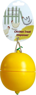 Exotic Nutrition Chicken Treat Dispenser - Fun & Unique Mealworm Foraging Toy for Chickens