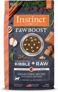 Instinct Raw Boost, Natural Dry Cat Food with Freeze Dried Pieces, High Protein, Grain Free Recipe - Real Salmon, 4.5 lb. Bag