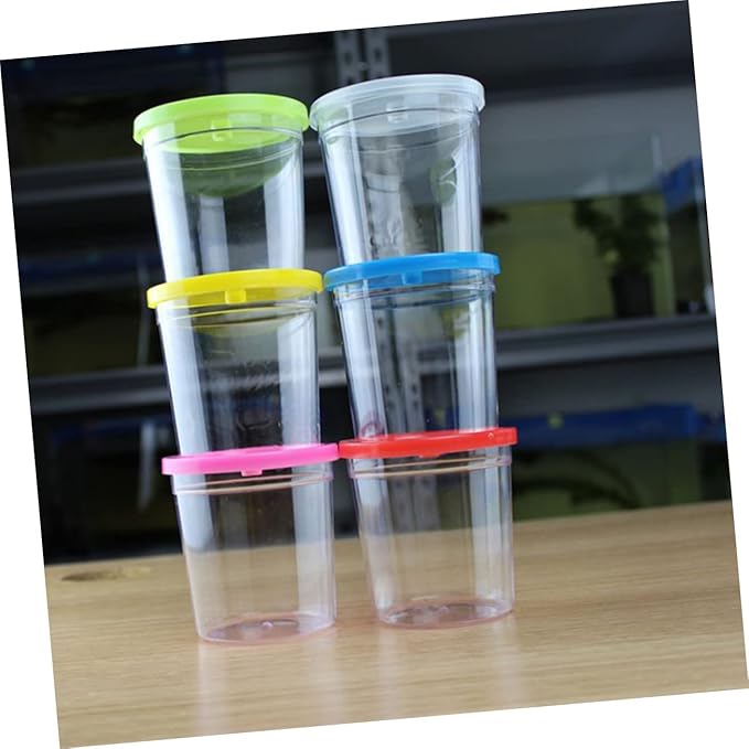 Transparent Jellyfish Cup for Betta Fish Small Aquarium Flower Arrangement Durable Clear Acrylic 3.03X2.87X2.48 Inches