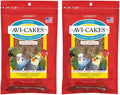 LAFEBER'S Classic Avi-Cakes Pet Bird Food, Made with Non-GMO and Human-Grade Ingredients, for Cockatiels Conures Parakeets (Budgies) Lovebirds (8 oz Pack of 2)