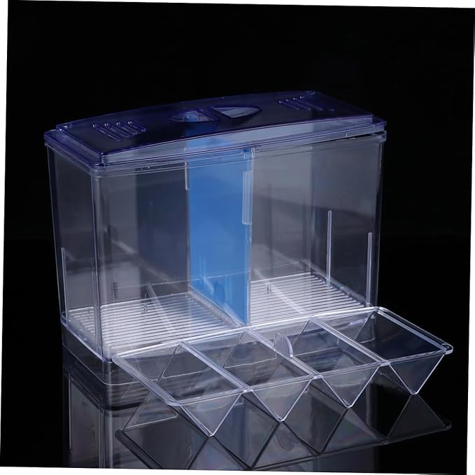 SUPVOX Transparent Functional Small Fish Breeding Tank Betta Hatchery Box for Safe Aquarium Isolation and Enhanced Survival Rate of Fish