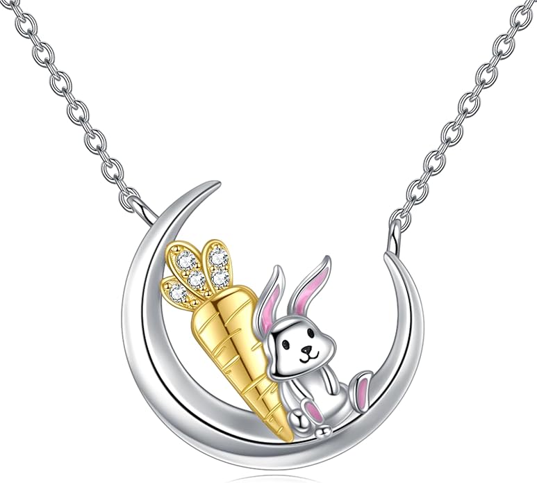 KZX Cat/Dog/Phoenix/Eagle/Whale/Shark/Puffin/Starfish/Chicken/Butterfly/Owl/Bee/Frog/Seahorse Necklace Sterling Silver Animal Pendant Jewelry Gift for Women
