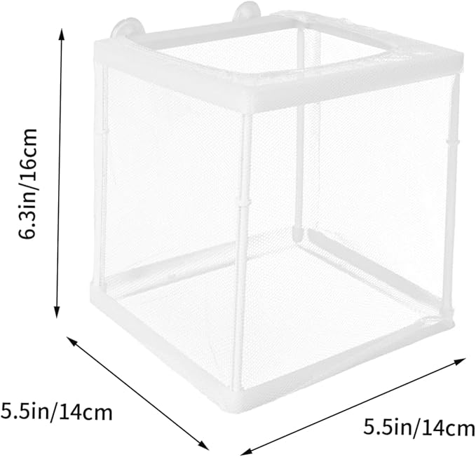 BESPORTBLE Breeding Incubator Box Mesh Fish Tank Breeding Tank Box for Betta Guppy Practical Aquarium