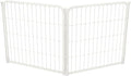 FXW Homeplus Unleashed Indoor Dog Playpen - Stress-Free and Safe Play, Heavy Duty 24 Inch 2 Panels Dog Pen for Puppy and Small Dogs, White│Patented