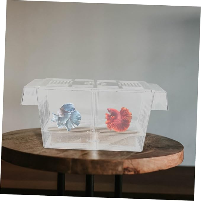 BESPORTBLE 2pcs Aquarium Fish Breeding Box with Divider for Hatching Isolation for and Fish Easy to Install and Durable