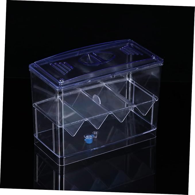 SUPVOX Transparent Functional Small Fish Breeding Tank Betta Hatchery Box for Safe Aquarium Isolation and Enhanced Survival Rate of Fish