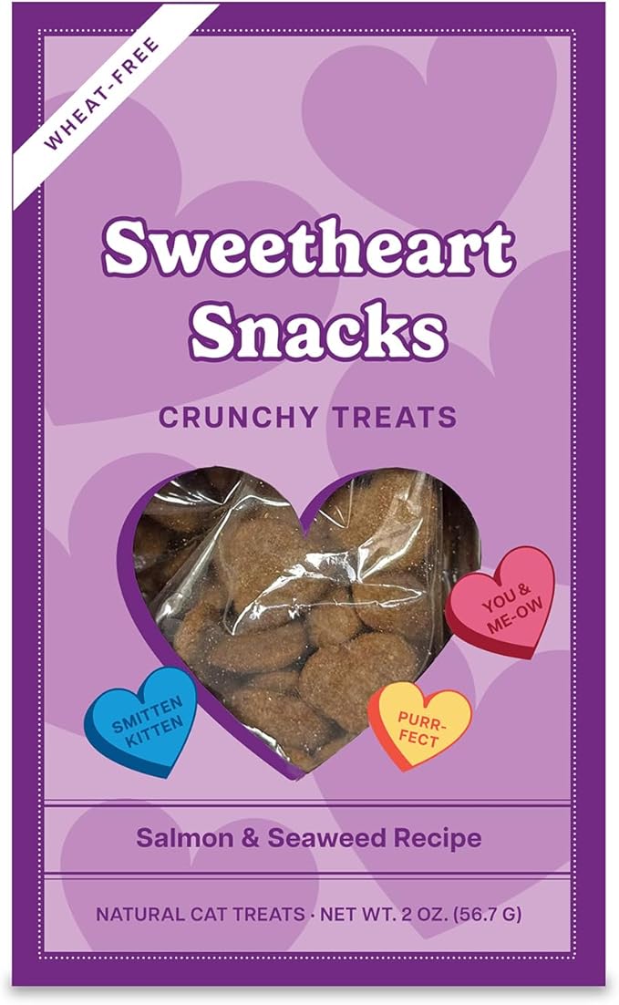 Bocce's Bakery Sweetheart Snacks Crunchy Cat Treats, 2 oz
