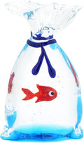 Glass Of Venice Murano Glass Aquarium Bag with Tropical Fish