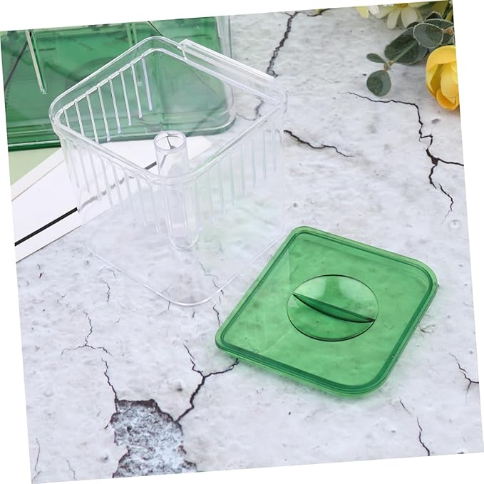 Self Guided Fish Breeding Tank Transparent Acrylic Incubator Box with Isolation Compartments for Aquarium Fry Protection and Juvenile Survival Enhancement