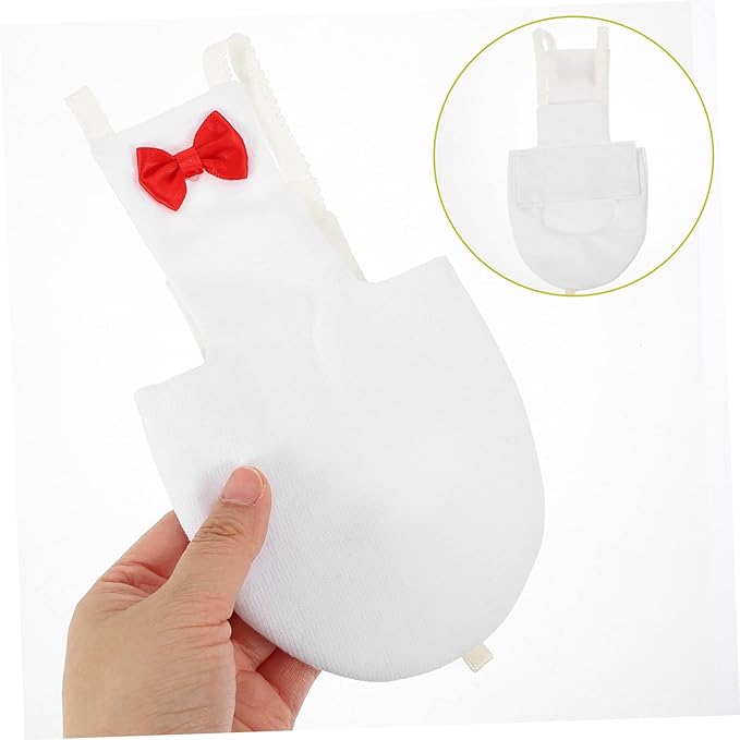 Yardwe Bird Diaper for Birds Breathable Parrot Clothing Accessory for Outdoor Activities Fits Parakeets Cockatiels and Pigeons White