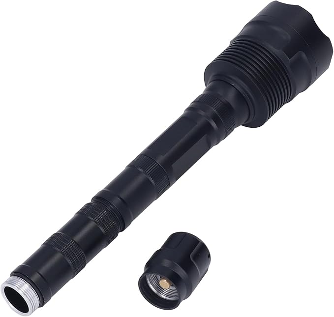 AYNEFY 3 LED Flashlight Portable Fluorescent Detection for Dog Urine and Night Search, Aluminum Alloy