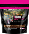 MICROBE-LIFT MLLVMSM Variety Mix Floating Fish Food Pellets and Sticks for Ponds, Water Gardens, and Fountains, for Live Goldfish and Koi, 11 Ounces