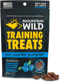 Wild Blueberry Elk & Venison Dog Training Treats (4 Ounce (1 Pack), Blueberry)