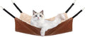 JOYELF Cat Hammock Bed, Large Reversible Cat Cage Hammock Hanging Soft Pet Bed for Kitten Ferret Puppy or Small Pet
