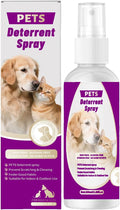 Cat Deterrent Spray, Natural No Scratch Spray for Cats Keep Off Cats and Kittens Scratching Furniture (Purple)