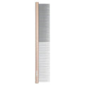 Fresh Ultra Half & Half XL Metal Pet Comb, Oval Aluminum Handle, Metal Grooming Comb for Dogs, 9.75"