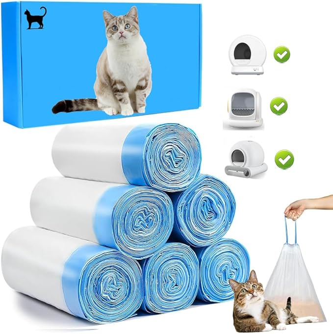 120 cat litter bag, an eco-friendly bag that can hold garbage -17.7 inches x 19.68 inches