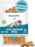 Anti Hairball Treats, Hairball Remedy for Cats, Cat Biscuits Hairballs Treatment - Crunchy Hairballs Cat Biscuits, 2.82 oz (80 g)