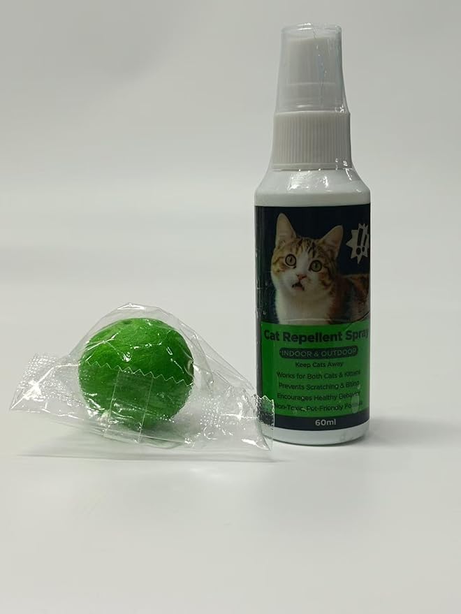 Natural Peppermint Oil Cat & Dog Deterrent Spray Outdoor and Indoor, Keep Cats Out of Yard Permanently, Protect Your Yard and Furniture 10