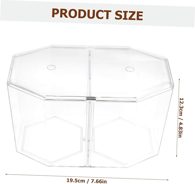 Box Transparent Fish Breeding Tank Clear Incubation Box with Dual Compartments for Isolation and Observation Safe Material Easy to Clean for Goldfish Care