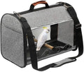 Bird Carriers Bird Travel Carrier Transparent Bird House Portable Parrot Tote Backpack With Double Zipper Design Bird Cage 1Pcs