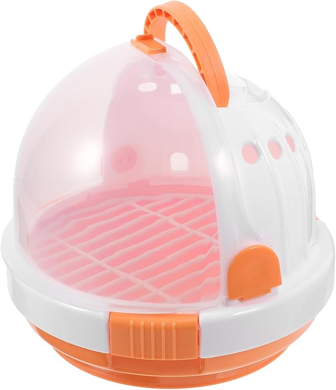 Happyyami Bird Portable Travel Cage Small Bird Carrier Parrot Cage Comfortable Handle for Outdoor Trips Hiking Camping