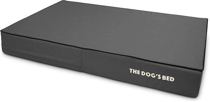 The Dog’s Bed Orthopedic Memory Foam Dog Bed Mattress, Oxford Fabric, Grey with Black Trim, XL, 6-Inch
