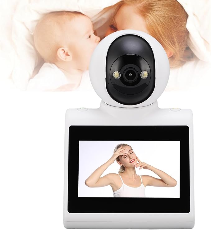 PUSOKEI Two Way Video Camera,2MP HD 1080P Pet Dog Camera, Smart Video Calling Monitor with Motion Zone, Voice Calling for Home Security & Family Communication (32GB)