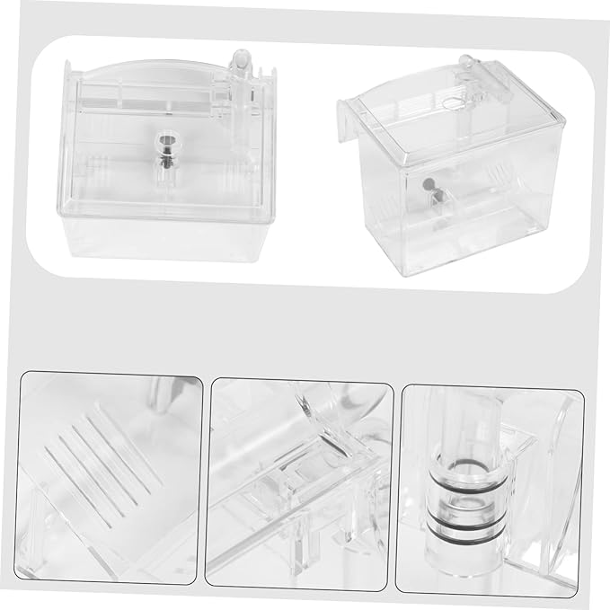 1pc Fish Tank Breeding Hatchery House Incubator Pneumatic Isolation Box for Aquarium Hanging Fish Breeder Box for Shrimp and Turtles Design for Observation