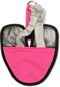 Bird Diaper, Wrap Around, for Larger Pigeons, Small Breed Hens and Roosters, Leak-Proof Design, Comfortable Fleece Strap Bird Harness with Sewn-in Liner & Secure Hook and Loop Closure - XS, Pink