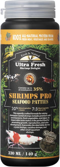 Ultra Fresh Shrimp Food, High Protein, Rich in Vitamins for Crystal, Caridina and Small Tropical Shrimp 4.94oz