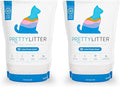 PrettyLitter Health Monitoring Cat Litter (Lotus Flower, Non Clumping) | Lightweight & Low Tracking, Color Changing Silica Gel Crystals, Advanced Odor Control — 6 Lbs, Pack of 2 (Up to 2 Month Supply)