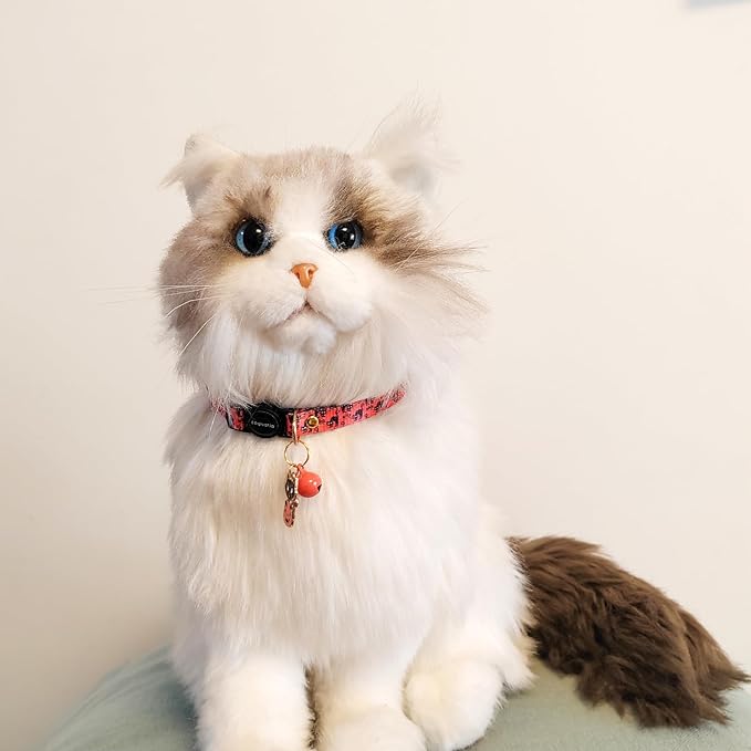 2 Pack Breakaway cat Collars with Bell,Safety Quick Release Pendant Cute Kitten Collar,Adjustable 20-30cm (Halloween2, 20-30cm)