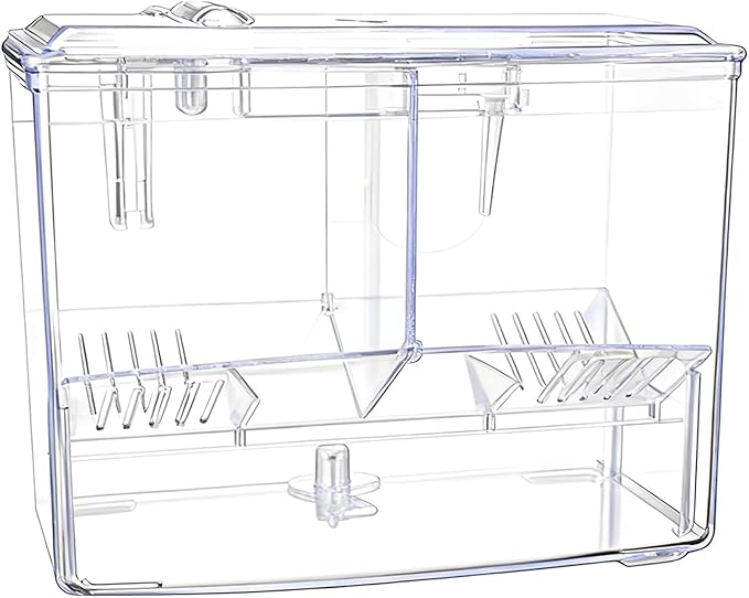 External Breeding Tanks for Aquarium Small Fish Isolation Hatchery Box for Fry Clear Spawning Box Breeding