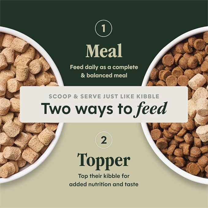 Instinct Freeze-Dried Meals, FreshDried Bites, Natural Dog Food, Grain-Free - Cage-Free Chicken, 3 oz. Bag