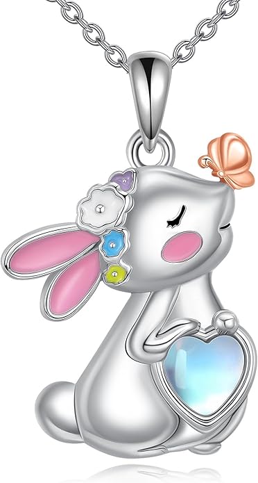 KZX Cat/Dog/Phoenix/Eagle/Whale/Shark/Puffin/Starfish/Chicken/Butterfly/Owl/Bee/Frog/Seahorse Necklace Sterling Silver Animal Pendant Jewelry Gift for Women