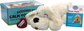 Snuggle Puppy Heartbeat Dog Toy for Puppies, Real-Feel Heartbeat, Calming Sleep Aid and Crate Training Comfort Toy with Heat Pack, Cream Plush Design