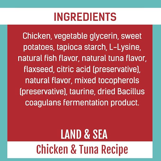 Get Naked Biteables Natural Soft Treats for Cats, Essential Health, Land & Sea Recipe, 3 oz, 1 Pouch
