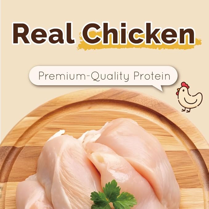 Gootoe Dog Treats, All Natural, Low Fat, Premium Training Chews, Healthy & Easily Digestible, Treat and Train, Chicken Breast Wrapped Sticks, 6oz