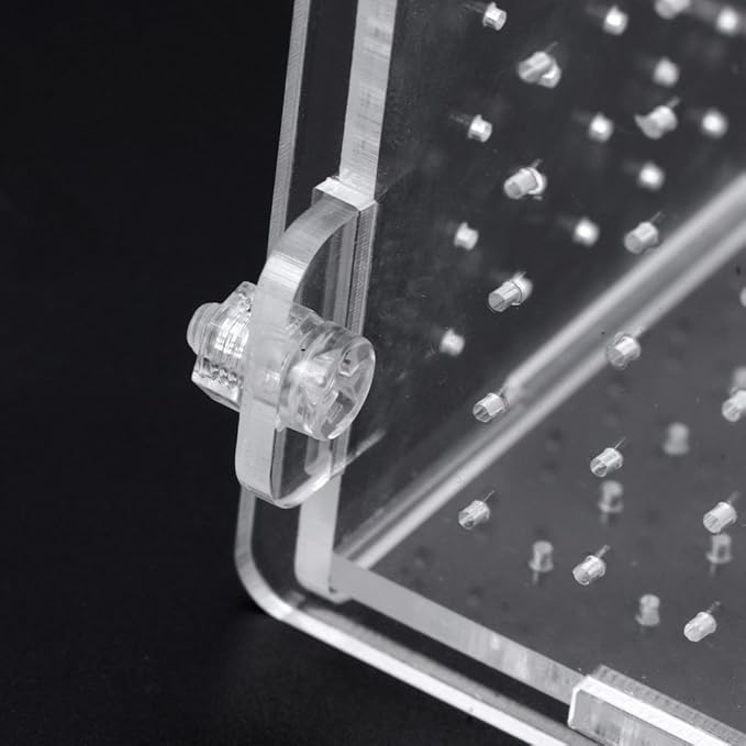 Fish Breeding Box Clear Acrylic Fish Isolation Boxes Aquarium Hatchery Incubator with Suction Cup for Newborn Shrimp