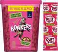 Bonkers Cat Treats, Catnip & Chicken Cheddar Flavor, Crunchy & Gooey, 16 oz Value Pack with Free Catnip Purrpop Sample