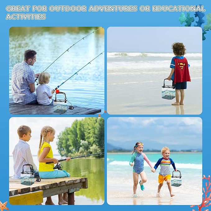 Foldable Aquarium, Portable Fish Tank, Fish Transport Container, EVA Fish Bowl, Beginner Tank, Catch and Release Aquarium for Beach, Pool and Lake