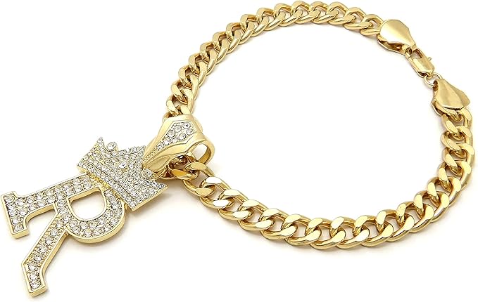 Initial Letter Cuban Chain Dog Chain Pet Chain Pet, Cat, Puppy Necklace (R, 30")