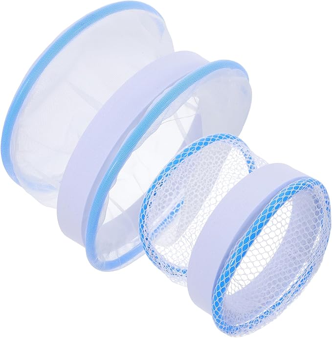 BESTonZON Aquarium Breeding Box and Isolation Case Nylon Mesh Fish Hatchery Chamber with Suction Cups Floating Spawning Net for Guppies and Small Fish Tank Incubator