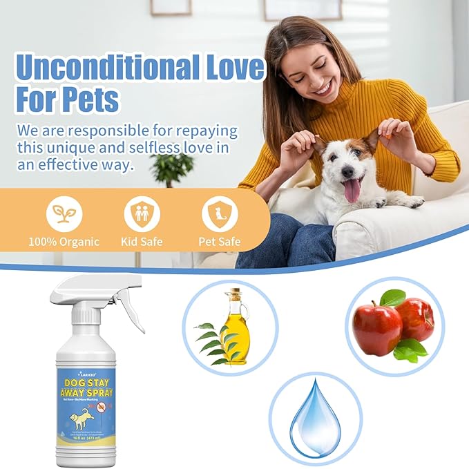 16 Oz Gentle and Effective Pet Behavior Aid | Pet-Friendly Spray to Curb Dog Urine Behavior | Quality Dog Not Here Pee for Your Pet Training | Keep Your Dog from Peeing Indoors and Outdoors