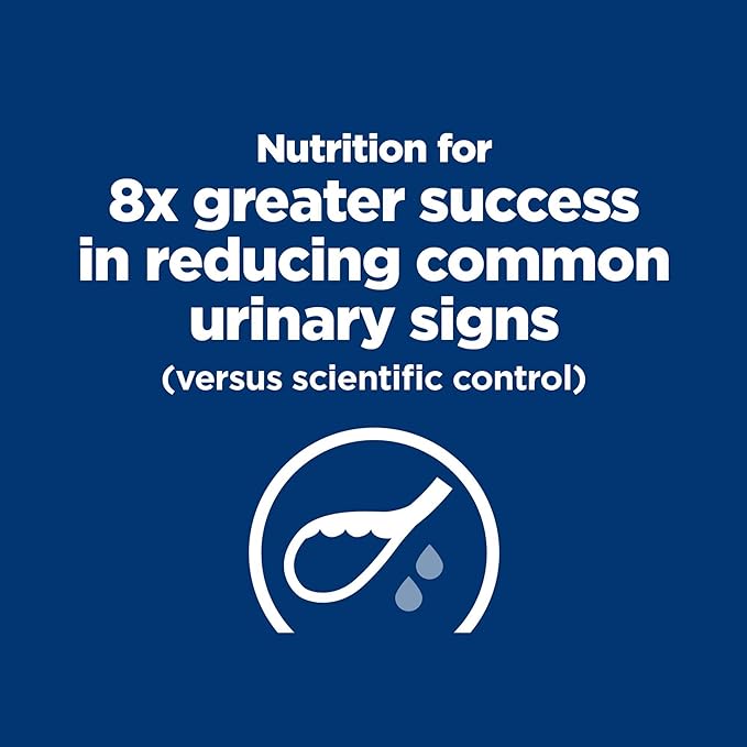 Hill's Prescription Diet c/d Multicare Urinary Care with Ocean Fish Dry Cat Food, Veterinary Diet, 8.5 lb. Bag (Packaging May Vary)