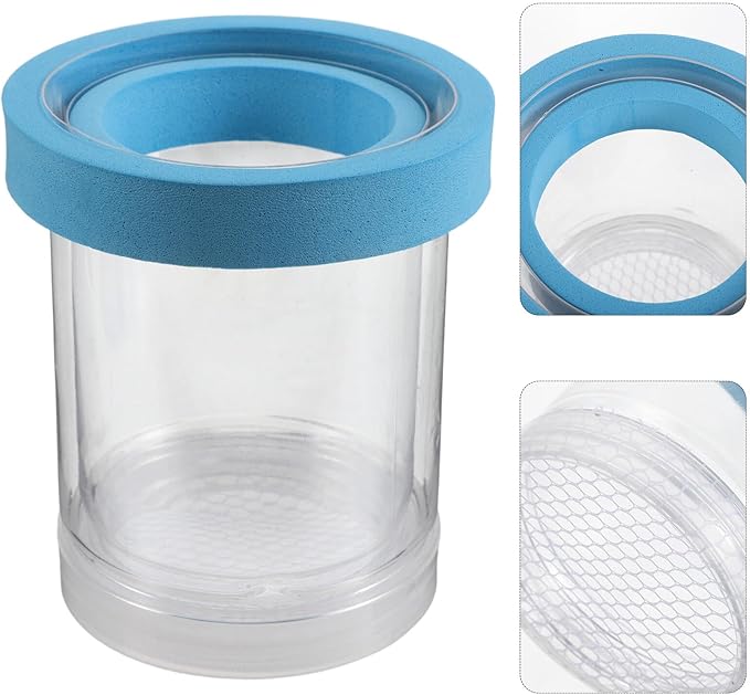 Yardwe 2pcs Floating Fish Breeder Box for Aquarium Tank, Plastic Floating Incubator Isolation Box with Suction Cups for Small Fish Breeding and Fry Separation